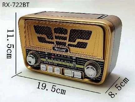 RETRO RX-722BT Bluetooth USB & TF & Aux Girişi FM Nostalji Radyo - 2