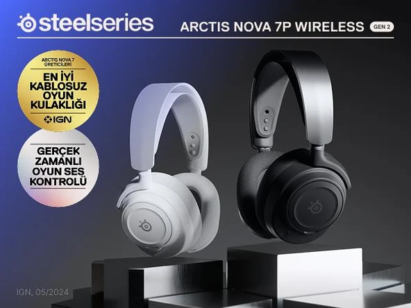 Steelseries Arctis Nova 7P Gen2 Kablosuz Magenta Gaming Kulaklık - Resim 4