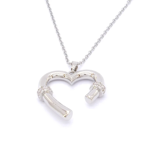 Çelik Kadın Kolye Kalp Model- K-119 ürün görseli