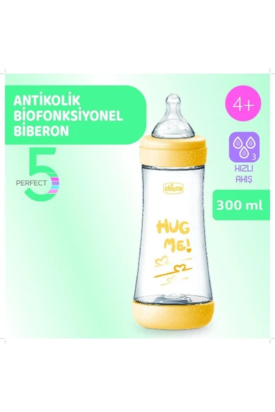 Chicco Sarı 300 ml F.bottle Pp Biberon - Resim 6