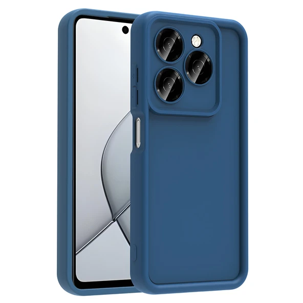 Tecno Spark 20C Kılıf Kamera Korumalı Zore Ananas Kapak - 2