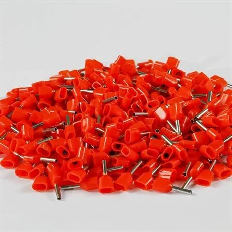 Eurowest 2x0,50mm Turuncu Çift Girişli İzoleli Yüksük ( 1 kutu 1000 Adet ) - Resim 2