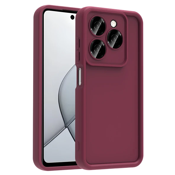 Tecno Spark 20C Kılıf Kamera Korumalı Zore Ananas Kapak