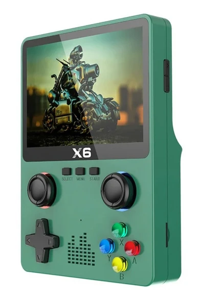 AteşTech X6 Retro Oyun Konsolu 3.5 İnç HD Ekran 10000 Oyunlu 2000mAh Taşınabilir Game Stick - Resim 10