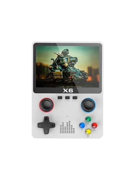 AteşTech X6 Retro Oyun Konsolu 3.5 İnç HD Ekran 10000 Oyunlu 2000mAh Taşınabilir Game Stick - Resim 8