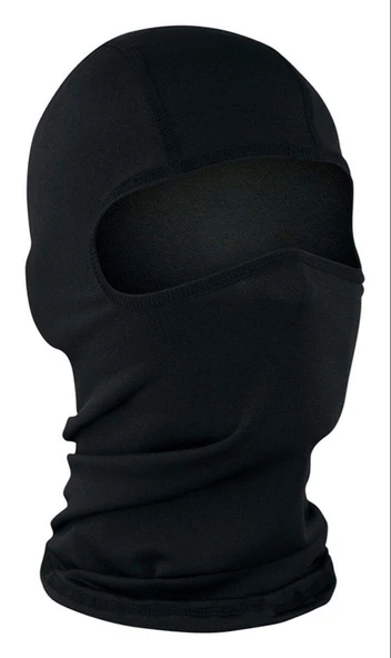 Motorcu Termal Siyah Kar Maskesi - Resim 2