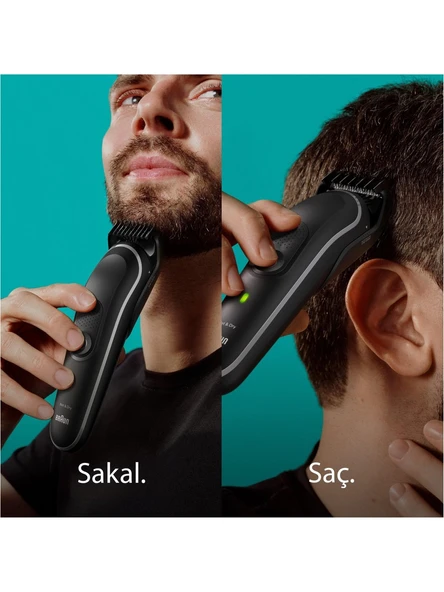 Braun Series 5 MGK5410 Hepsi Bir Arada Şekillendirme Seti, 9’u 1 Arada Erkek Bakım Kiti - Resim 2