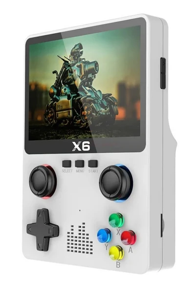 AteşTech X6 Retro Oyun Konsolu 3.5 İnç HD Ekran 10000 Oyunlu 2000mAh Taşınabilir Game Stick - Resim 9