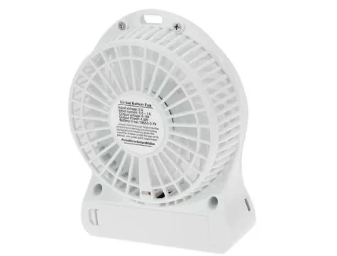 Şarjlı Taşınabilir Mini Fan - Vantilatör - 5