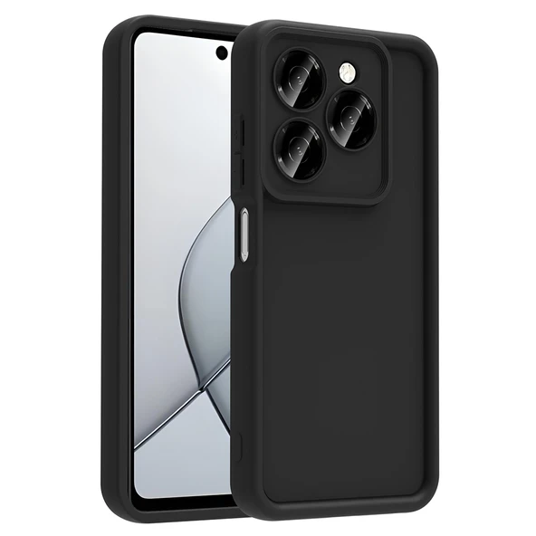 Tecno Spark 20C Kılıf Kamera Korumalı Zore Ananas Kapak