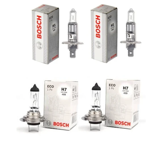 Ford Focus 2005-2010 Ön Uzun Far Ön Kısa Far Halogen 4 Lü Far Ampülü Takımı ürün görseli