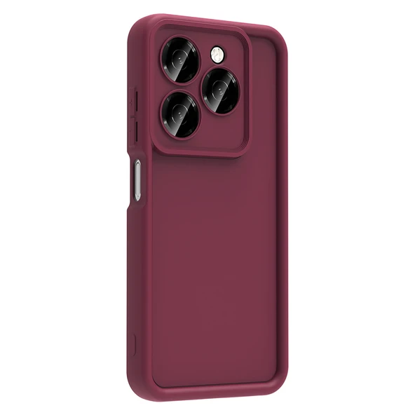 Tecno Spark 20C Kılıf Kamera Korumalı Zore Ananas Kapak - 5