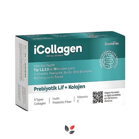 iCollagen Prebiyotik Lif ve Kolajen 60 Tablet ürün görseli