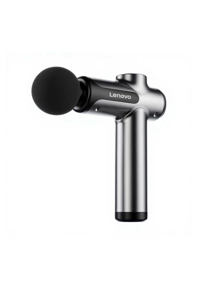 Lenovo N3 Gri Darbeli Titreşimli Masaj Tabancası Güçlü 1800mah Şarjlı 8 Başlıklı Egzersiz Aleti - Resim 6
