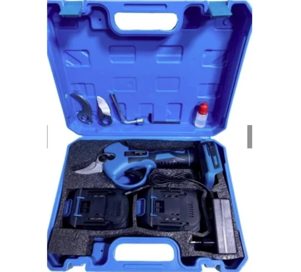 HSGL HKT-515 32mm Akülü Budama Makası  Yedek Bıçak Hediyeli, Güçlü 2 Akülü Profesyonel Bahçe Budama Makinesi - 5