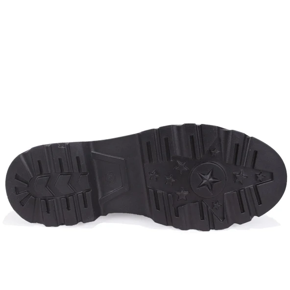 Dagoster DZA07-90830 Siyah Günlük Loafer  Kadın Ayakkabı - Resim 4