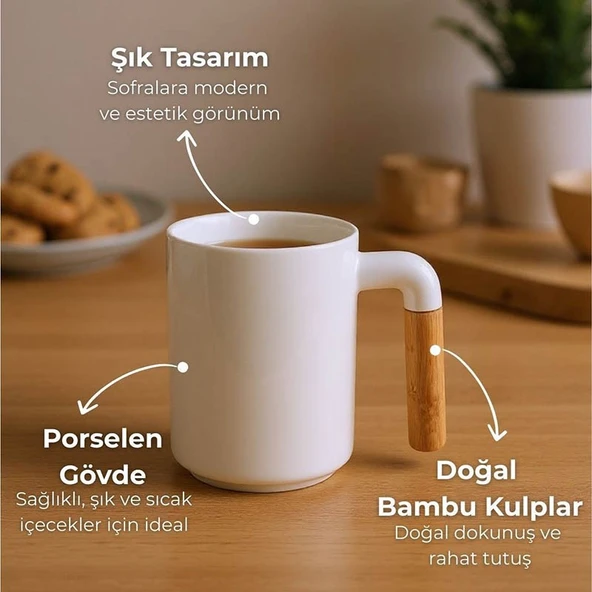 Bambum Aron Tekli Kupa Ve Kahve Bardağı ürün görseli