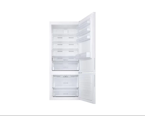 SAMSUNG RB52DS33EWW/TR 520 Lt Alttan Donduruculu Beyaz Buzdolabı - Resim 4