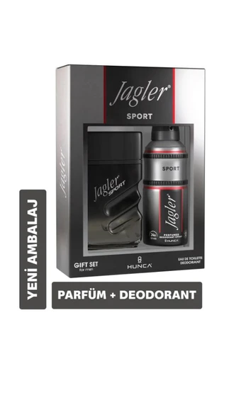 Jagler Sport 90 Ml Edt + 150 Ml Deodorant Erkek Parfüm Set ürün görseli 1