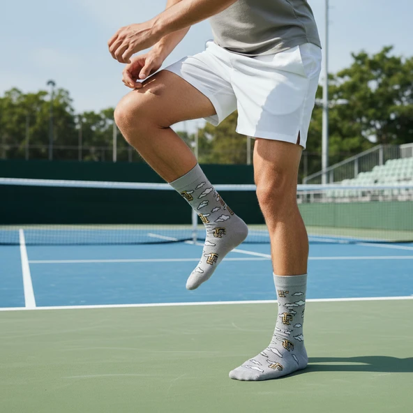 Tired Socks  Desenli Unisex Soket Çorap - 7