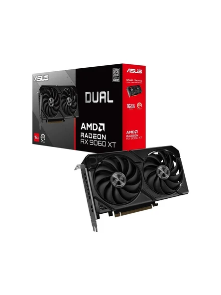 Asus RX 9060 XT Dual DUAL-RX9060XT-16G 128 Bit GDDR6 16 GB Ekran Kartı ürün görseli