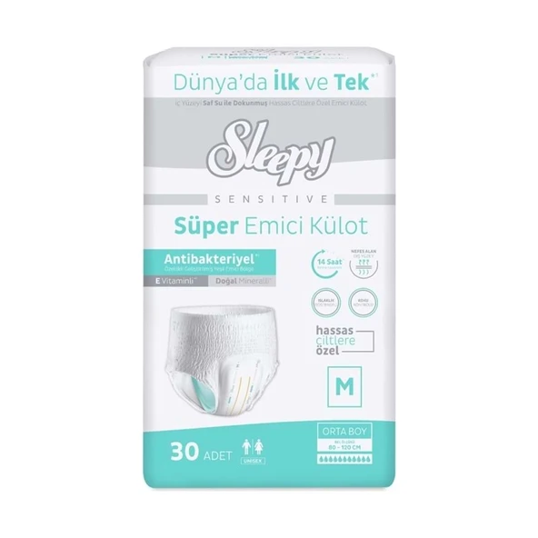 Sleepy Hasta Bezi Yetişkin Emici Külot M - Orta - Medium 180 Adet (6PK*30) - Resim 3