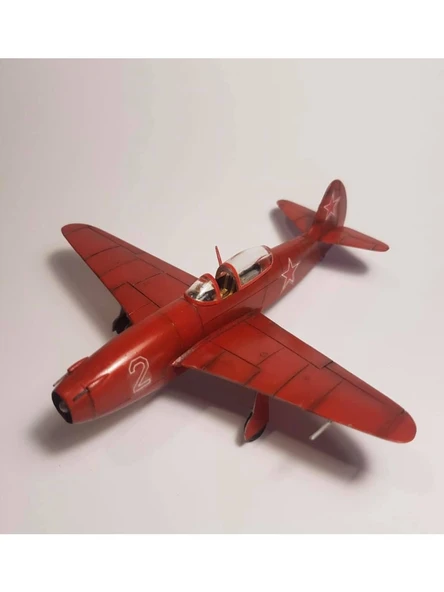 PM Model 102 1/72 YAKOVLEV YAK-15 Jet Avcı Uçağı Demonte Plastik Maketi - 3
