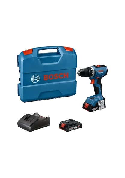 Bosch Profesyonel GSR 18V-65 Çift Akülü 5 Ah Darebsiz Delme Vidalama Makinesi 06019N3003 ürün görseli 1