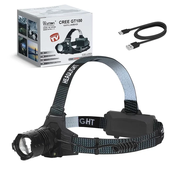 Gt100 Led Şarjlı Kafa Lambası  Wt-628 ürün görseli 1