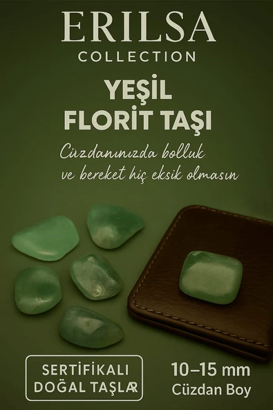 Sertifikalı Yeşil Florit Taşı Kütle 10-15 mm – Bereket Denge ve Zihinsel Temizlik Taşı ürün görseli