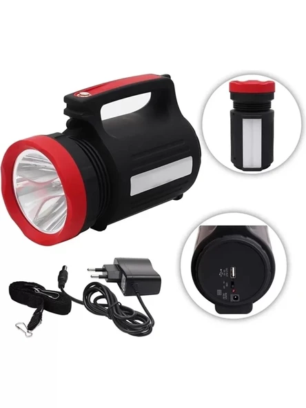 Wıson Ws-3580 Uzun Menzilli Led El Feneri 28saat Çalışma Süresi 10watt ürün görseli