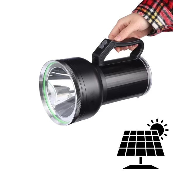 Gt Led Taşınabilir Güneş Solar Ledli Fener  Wt-415 ürün görseli 1