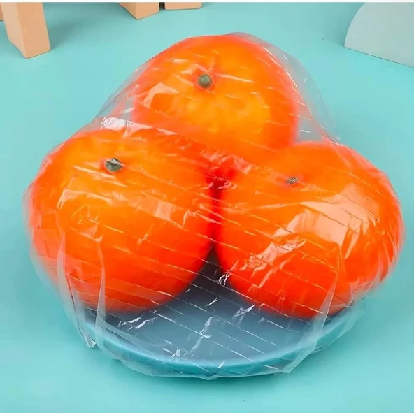 Lastikli Tencere Ve Tabak Bonesi 100 Adet (22cm) - Resim 4