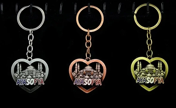 Metal Ayasofya Anahtarlık Alk2201 ürün görseli 1