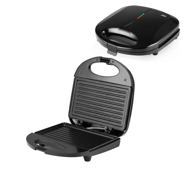 MİNİ ELEKTRİKLİ TOST MAKİNESİ 2 DİLİM  YAPIŞMAZ YÜZEY - KİLİTLENEBİLİR KAPAK 750W SSM-2588 (5365) ürün görseli