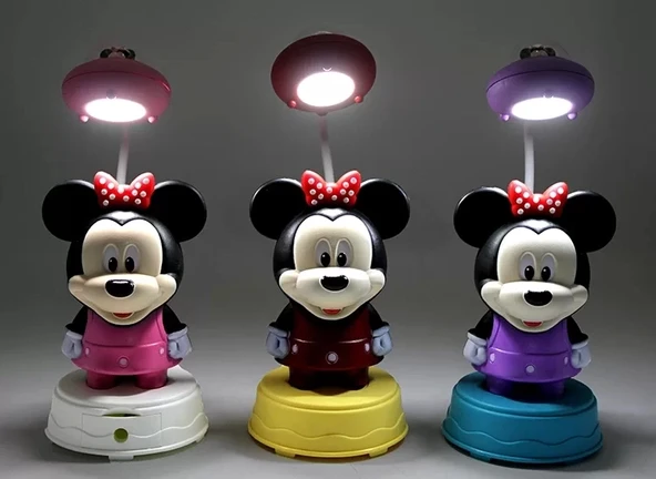 Mickey Mouse Masa Üstü Lamba Şarjlı Usb Alk2716 ürün görseli 1