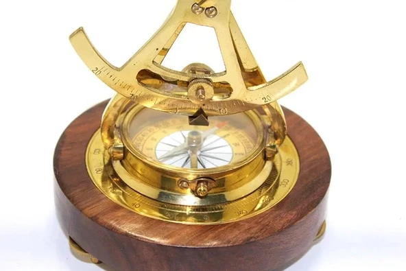 Pirinç Pusulalı Dürbün 2372a - Resim 2