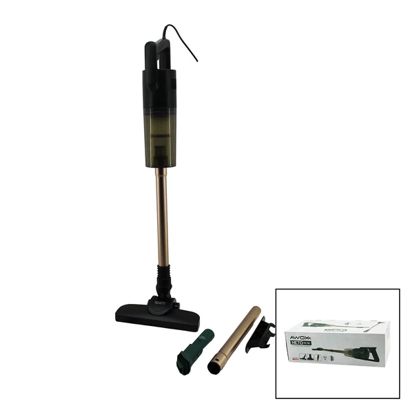 AWOX NETO VC-10 GOLD METAL SAPLI DİK ELEKTRİKLİ SÜPÜRGE 500W 5MT KABLOSAP=75+35=110CMHEPA FİLTRE (5365) ürün görseli
