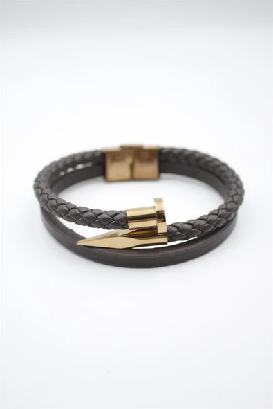 Deri Çivi Bileklik - Rose ürün görseli 1