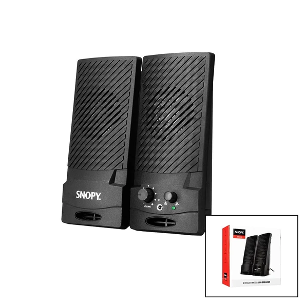 SNOPY SN-510 USB 2.0 MULTİMEDYA 1+1 HOPARLÖR SPEAKER SET 4W (5365)