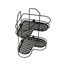 ZARİF 2Lİ KÖŞELK SİYAH BEYAZ KROM (5365) ürün görseli 1