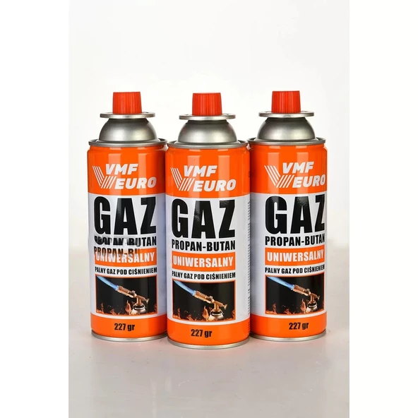 Remtas Vmf Eurogaz Kamp Ocak Gazı Valfli Kartuş 227gr - 3 Adet ürün görseli 1