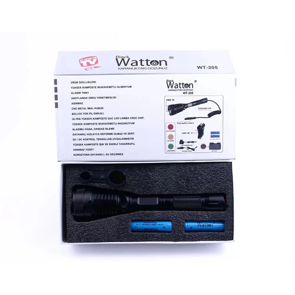 Orjinal 800 Lümen T6 Özel Avcı Feneri  Wt-205 - Resim 3
