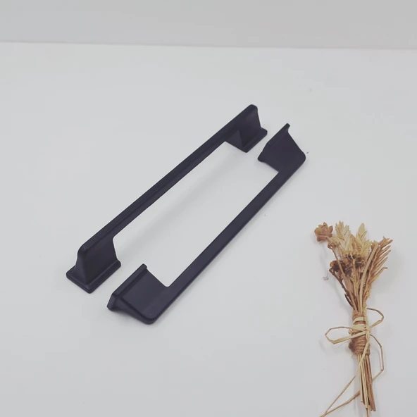 Ay-Az Kulp Kale 128/160mm Siyah Mutfak Banyo Dolap Çekmece Kulpu ürün görseli 1