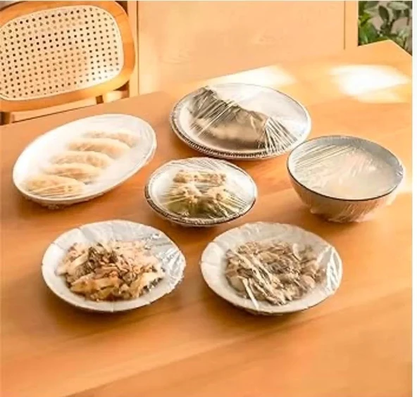 Lastikli Tencere Ve Tabak Bonesi 100 Adet (22cm) - Resim 6