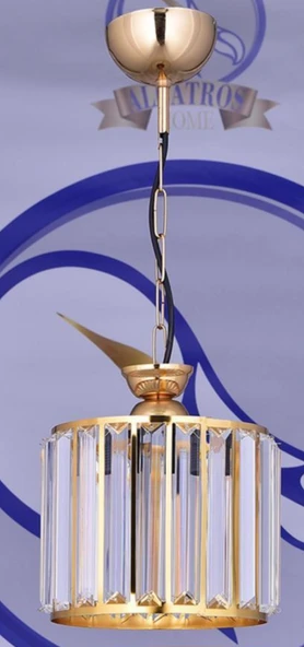 Tekli Kristal avize açelya Gold ürün görseli