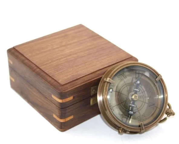 Ahşap Kutulu Pusula Ksk2081 ürün görseli 1