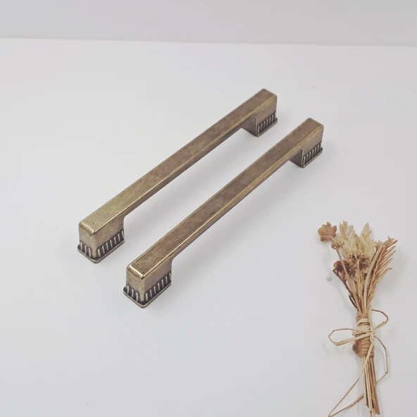 Ay-Az Kulp Sur 128/160mm Antik Mutfak Banyo Dolap Çekmece Kulpu - Resim 4