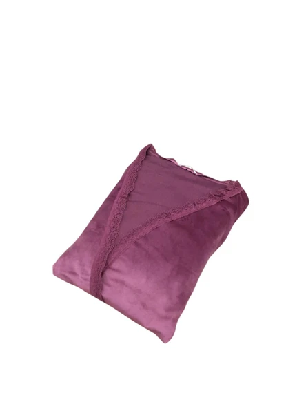 Modalove Kadın 3 Lü Sabahlıklı Fransız Kadife Pijama Takımı - 12