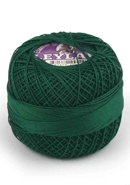 Leylak Etamin Ve Kanaviçe İpliği 6 Kat 25gr - Yeşil- 6511